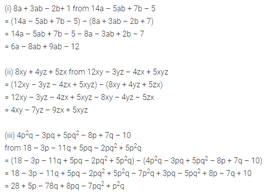 ML Aggarwal Class 8 Solutions for ICSE Maths Chapter 10 Algebraic Expressions and Identities Ex 10.1 6