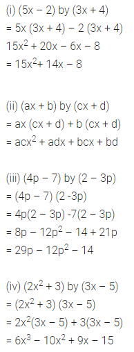 ML Aggarwal Class 8 Solutions for ICSE Maths Chapter 10 Algebraic Expressions and Identities Ex 10.3 1