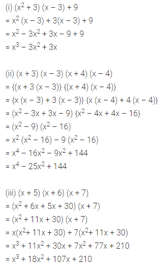 ML Aggarwal Class 8 Solutions for ICSE Maths Chapter 10 Algebraic Expressions and Identities Ex 10.3 6