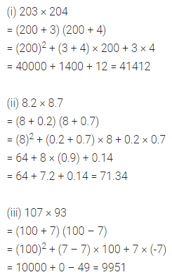 ML Aggarwal Class 8 Solutions for ICSE Maths Chapter 10 Algebraic Expressions and Identities Ex 10.5 11
