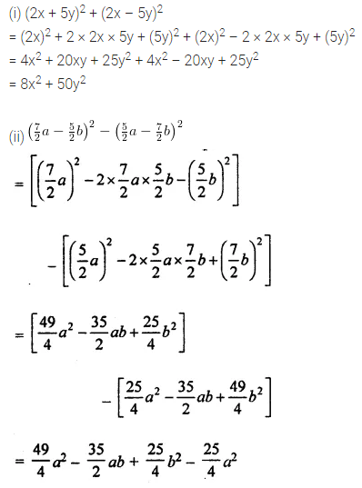 ML Aggarwal Class 8 Solutions for ICSE Maths Chapter 10 Algebraic Expressions and Identities Ex 10.5 13