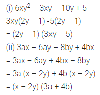 ML Aggarwal Class 8 Solutions for ICSE Maths Chapter 11 Factorisation Ex 11.2 4