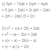 ML Aggarwal Class 8 Solutions for ICSE Maths Chapter 11 Factorisation Ex 11.2 7