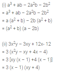ML Aggarwal Class 8 Solutions for ICSE Maths Chapter 11 Factorisation Ex 11.2 9