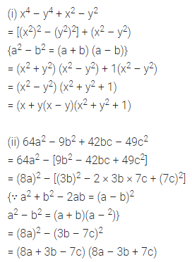 ML Aggarwal Class 8 Solutions for ICSE Maths Chapter 11 Factorisation Ex 11.3 15