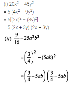 ML Aggarwal Class 8 Solutions for ICSE Maths Chapter 11 Factorisation Ex 11.3 6
