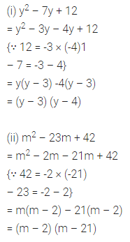 ML Aggarwal Class 8 Solutions for ICSE Maths Chapter 11 Factorisation Ex 11.4 3