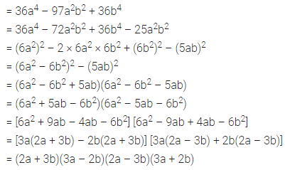 ML Aggarwal Class 8 Solutions for ICSE Maths Chapter 11 Factorisation Objective Type Questions 16