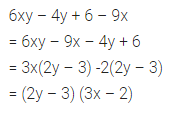 ML Aggarwal Class 8 Solutions for ICSE Maths Chapter 11 Factorisation Objective Type Questions 5