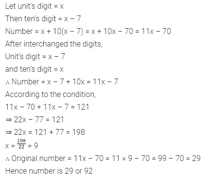 ML Aggarwal Class 8 Solutions for ICSE Maths Chapter 12 Linear Equations and Inequalities in one Variable Check Your Progress 12