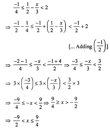 ML Aggarwal Class 8 Solutions for ICSE Maths Chapter 12 Linear Equations and Inequalities in one Variable Check Your Progress 19