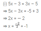 ML Aggarwal Class 8 Solutions for ICSE Maths Chapter 12 Linear Equations and Inequalities in one Variable Ex 12.1 1
