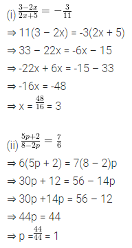 ML Aggarwal Class 8 Solutions for ICSE Maths Chapter 12 Linear Equations and Inequalities in one Variable Ex 12.1 14