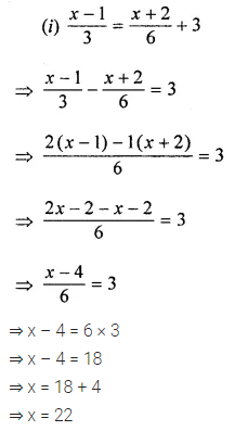 ML Aggarwal Class 8 Solutions for ICSE Maths Chapter 12 Linear Equations and Inequalities in one Variable Ex 12.1 5