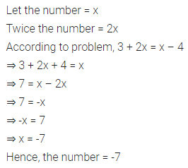 ML Aggarwal Class 8 Solutions for ICSE Maths Chapter 12 Linear Equations and Inequalities in one Variable Ex 12.2 1