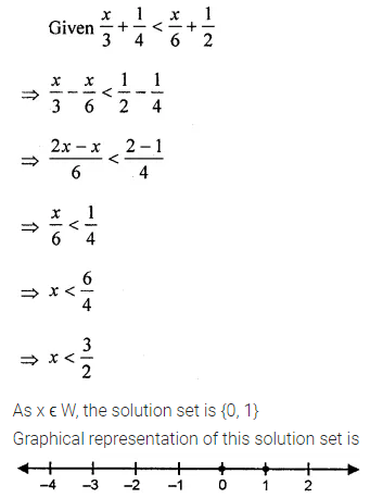 ML Aggarwal Class 8 Solutions for ICSE Maths Chapter 12 Linear Equations and Inequalities in one Variable Ex 12.3 14
