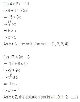 ML Aggarwal Class 8 Solutions for ICSE Maths Chapter 12 Linear Equations and Inequalities in one Variable Ex 12.3 7