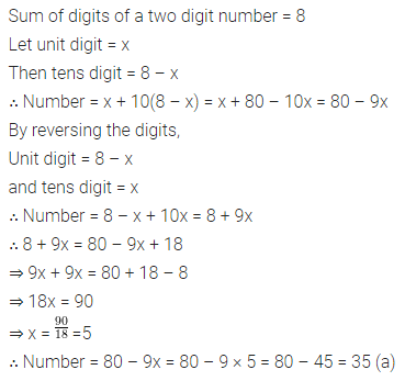 ML Aggarwal Class 8 Solutions for ICSE Maths Chapter 12 Linear Equations and Inequalities in one Variable Objective Type Questions 18
