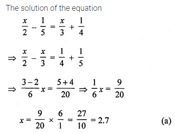 ML Aggarwal Class 8 Solutions for ICSE Maths Chapter 12 Linear Equations and Inequalities in one Variable Objective Type Questions 7