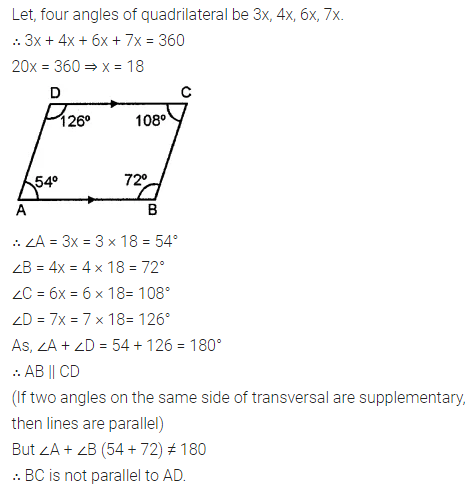 ML Aggarwal Class 8 Solutions for ICSE Maths Chapter 13 Understanding Quadrilaterals Check Your Progress 6