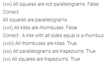 ML Aggarwal Class 8 Solutions for ICSE Maths Chapter 13 Understanding Quadrilaterals Objective Type Questions 5