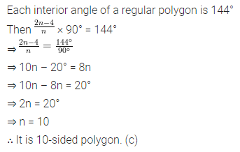 ML Aggarwal Class 8 Solutions for ICSE Maths Chapter 13 Understanding Quadrilaterals Objective Type Questions 7