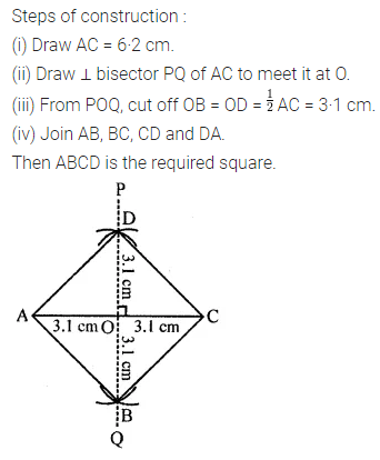 ML Aggarwal Class 8 Solutions for ICSE Maths Chapter 14 Constructions of Quadrilaterals Ex 14.2 13