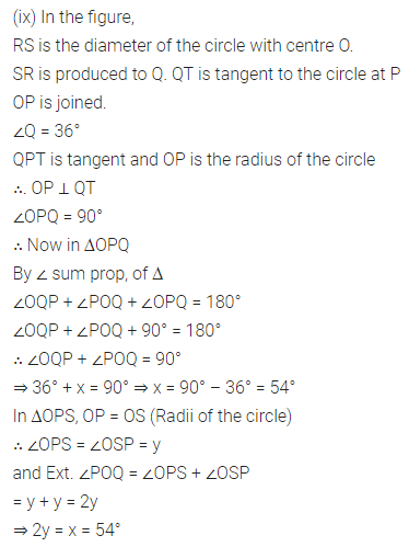 ML Aggarwal Class 8 Solutions for ICSE Maths Chapter 15 Circle 15