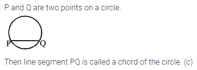 ML Aggarwal Class 8 Solutions for ICSE Maths Chapter 15 Circle Objective Type Questions 3