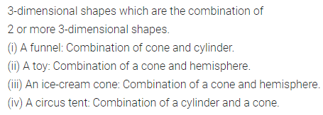 ML Aggarwal Class 8 Solutions for ICSE Maths Chapter 17 Visualising Solid Shapes Check Your Progress 2