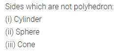 ML Aggarwal Class 8 Solutions for ICSE Maths Chapter 17 Visualising Solid Shapes Check Your Progress 3