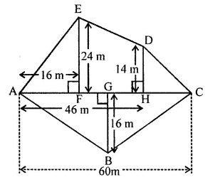 ML Aggarwal Class 8 Solutions for ICSE Maths Chapter 18 Mensuration Check Your Progress 10