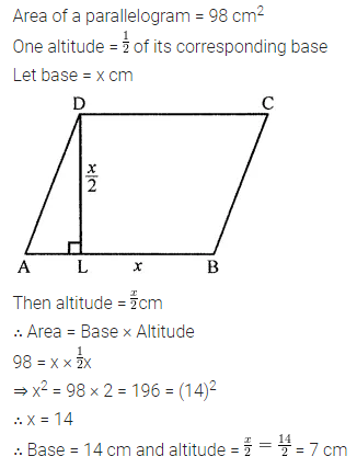 ML Aggarwal Class 8 Solutions for ICSE Maths Chapter 18 Mensuration Check Your Progress 14