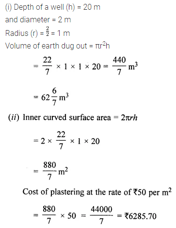 ML Aggarwal Class 8 Solutions for ICSE Maths Chapter 18 Mensuration Check Your Progress 24