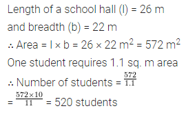 ML Aggarwal Class 8 Solutions for ICSE Maths Chapter 18 Mensuration Check Your Progress 3