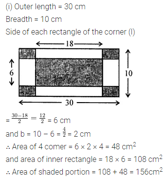 ML Aggarwal Class 8 Solutions for ICSE Maths Chapter 18 Mensuration Check Your Progress 6