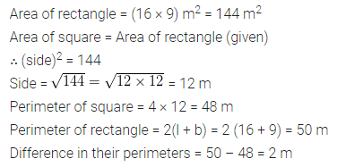 ML Aggarwal Class 8 Solutions for ICSE Maths Chapter 18 Mensuration Ex 18.1 2