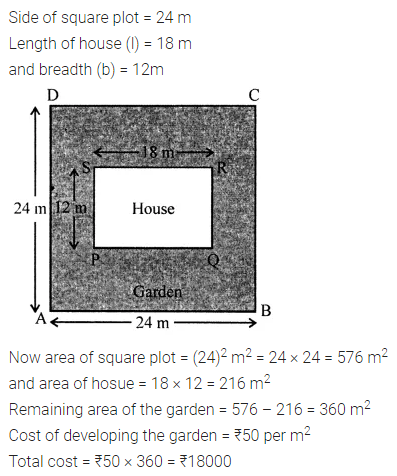 ML Aggarwal Class 8 Solutions for ICSE Maths Chapter 18 Mensuration Ex 18.1 5