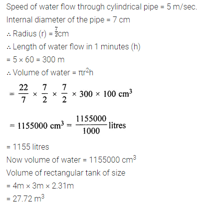 ML Aggarwal Class 8 Solutions for ICSE Maths Chapter 18 Mensuration Ex 18.3 14