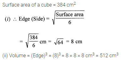 ML Aggarwal Class 8 Solutions for ICSE Maths Chapter 18 Mensuration Ex 18.4 1