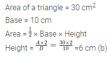 ML Aggarwal Class 8 Solutions for ICSE Maths Chapter 18 Mensuration Objective Type Questions 3