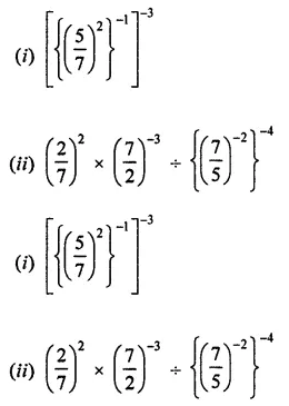 ML Aggarwal Class 8 Solutions for ICSE Maths Chapter 2 Exponents and Powers Ex 2.1 11