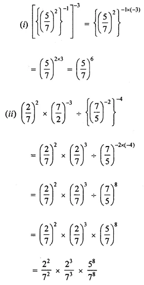 ML Aggarwal Class 8 Solutions for ICSE Maths Chapter 2 Exponents and Powers Ex 2.1 12