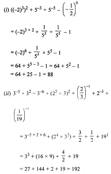 ML Aggarwal Class 8 Solutions for ICSE Maths Chapter 2 Exponents and Powers Ex 2.1 16
