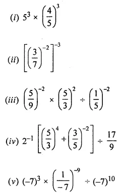 ML Aggarwal Class 8 Solutions for ICSE Maths Chapter 2 Exponents and Powers Ex 2.1 17