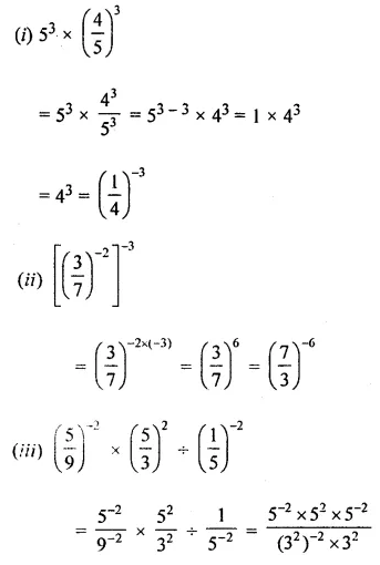 ML Aggarwal Class 8 Solutions for ICSE Maths Chapter 2 Exponents and Powers Ex 2.1 18