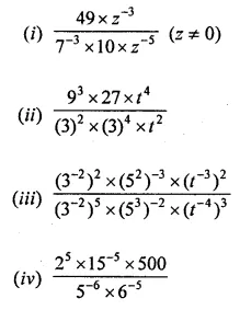 ML Aggarwal Class 8 Solutions for ICSE Maths Chapter 2 Exponents and Powers Ex 2.1 21