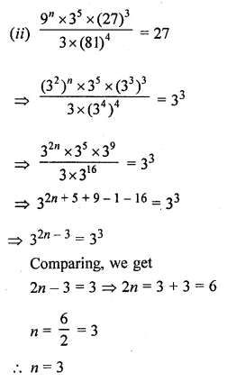 ML Aggarwal Class 8 Solutions for ICSE Maths Chapter 2 Exponents and Powers Ex 2.1 32