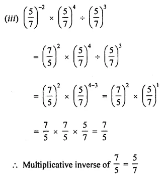 ML Aggarwal Class 8 Solutions for ICSE Maths Chapter 2 Exponents and Powers Ex 2.1 8