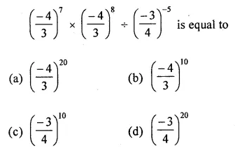 ML Aggarwal Class 8 Solutions for ICSE Maths Chapter 2 Exponents and Powers Objective Type Questions 10